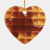 I Liebe Waffeln Keramik Ornament (Hinten)