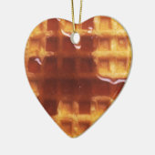 I Liebe Waffeln Keramik Ornament (Links)