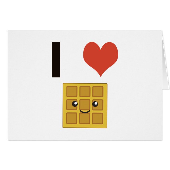 I Liebe Waffles (Vorderseite (Horizontal))