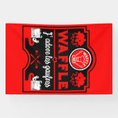 I Liebe Waffles Banner (Horizontal)