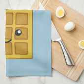 I Liebe Waffles Handtuch (Viertel Falte)