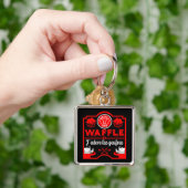 I Liebe Waffles Schlüsselanhänger (Hand)
