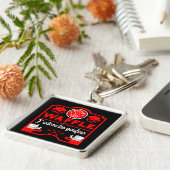 I Liebe Waffles Schlüsselanhänger (Seite)