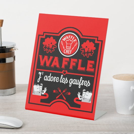 I Liebe Waffles Sockelschild (In SItu)