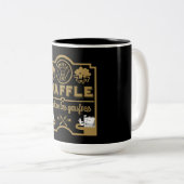 I Liebe Waffles Zweifarbige Tasse (VorderseiteRechts)