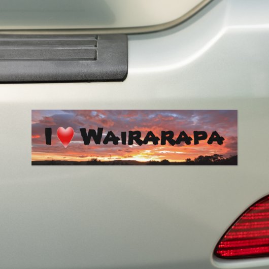 I Liebe Wairarapa Autoaufkleber (Auf Auto)