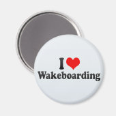I Liebe Wakeboarding Magnet (Vorderseite/Rückseite)