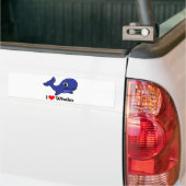 I Liebe-Wale Autoaufkleber (Auf Lkw)
