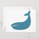 I Liebe Wale Postkarte (Vorne/Hinten)
