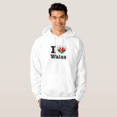 I Liebe Wales Hoodie (Vorne ganz)