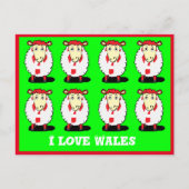 I Liebe Wales Postkarte (Vorderseite)
