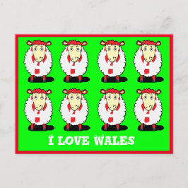 I Liebe Wales Postkarte