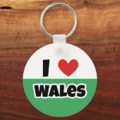 I Liebe Wales Schlüsselanhänger (Vorderseite)