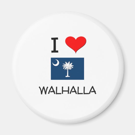 I Liebe Walhalla South Carolina Magnet (Vorne)
