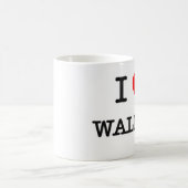 I Liebe Walken Kaffeetasse (Mittel)