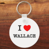 I Liebe Wallace Schlüsselanhänger (Vorderseite)
