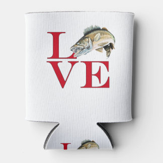 I Liebe Walleye Dosenkühler