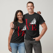 I Liebe-Walrosse - Dunkelheit farbiges T-Shirt (Unisex)