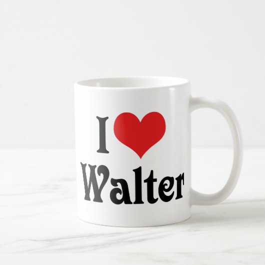 I Liebe Walter Kaffeetasse (Rechts)