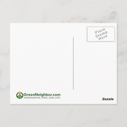 I Liebe Wandern Postkarte (Rückseite)