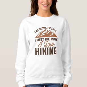 I Liebe Wandern Sweatshirt
