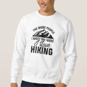 I Liebe Wandern Sweatshirt (Vorderseite)