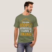 I Liebe Wandern T-Shirt (Vorne ganz)