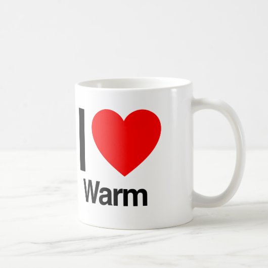 i Liebe warm Kaffeetasse (Rechts)