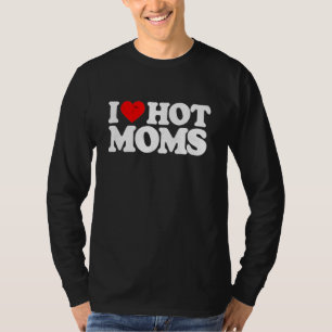 I Liebe Warme Mamas Rotes Herz Liebe Mamas 2 T-Shirt