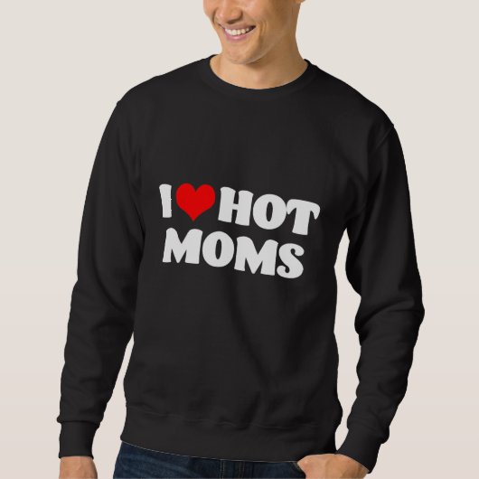 I Liebe Warme Mamas Sweatshirt (Vorderseite)