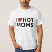 I Liebe Warme Mamas T-Shirt (Vorderseite)