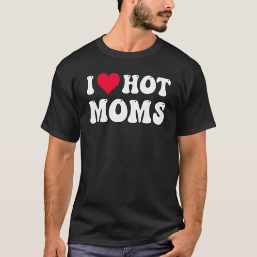 I Liebe Warme Mamas T-Shirt (Vorderseite)