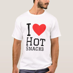 I Liebe warme Snacks T-Shirt