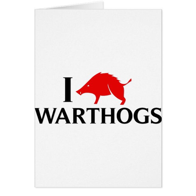 I Liebe Warthogs (Vorne)