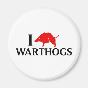 I Liebe Warthogs Magnet