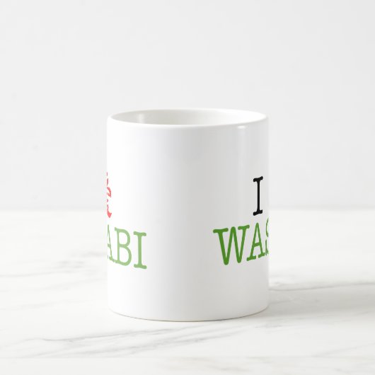 I Liebe Wasabi Kaffeetasse (Mittel)