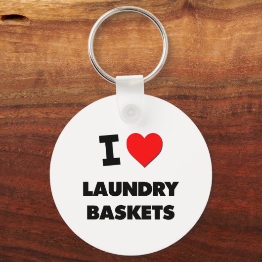 I Liebe Wäschetücher Schlüsselanhänger (Vorderseite)