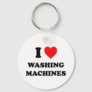 I Liebe Waschmaschinen Schlüsselanhänger