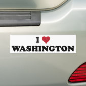 I Liebe Washington Autoaufkleber (Auf Auto)