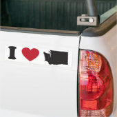 I Liebe Washington Autoaufkleber (Auf Lkw)