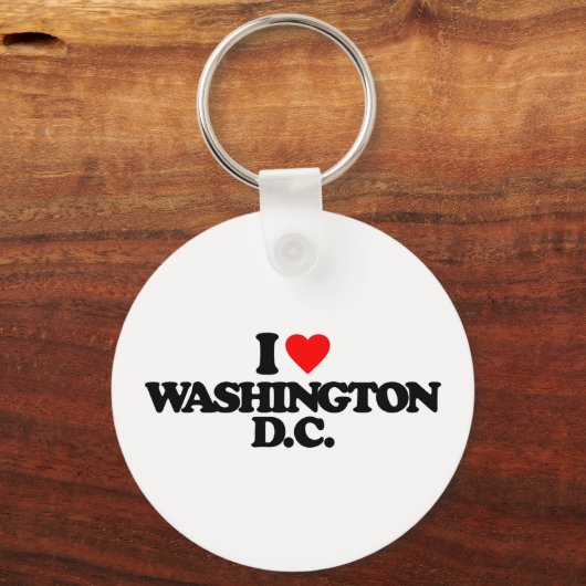 I LIEBE WASHINGTON D.C. SCHLÜSSELANHÄNGER (Vorderseite)