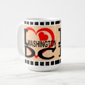 I Liebe Washington D.C. - Tasse (Vorderseite Links)