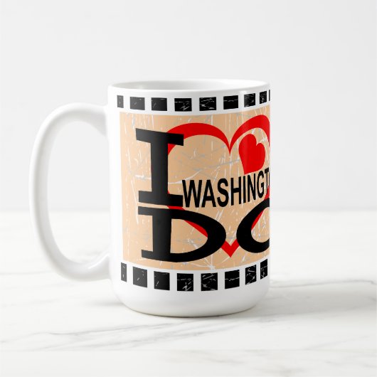 I Liebe Washington D.C. - Tasse (Links)