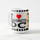 I Liebe Washington D.C. - Tasse (Vorderseite Links)