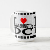 I Liebe Washington D.C. - Tasse (Vorderseite Links)