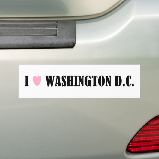 I LIEBE-WASHINGTON-DC-AUTOAUFKLEBER AUTOAUFKLEBER (Auf Auto)
