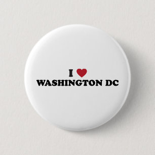 I Liebe-Washington DC Button