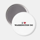 I Liebe Washington DC Magnet (Vorderseite/Rückseite)