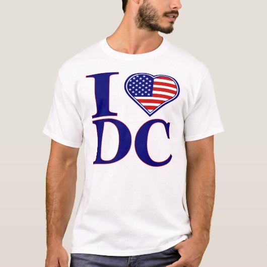I Liebe-Washington DC weiter des Juli-Ausgaben-T - T-Shirt (Vorderseite)