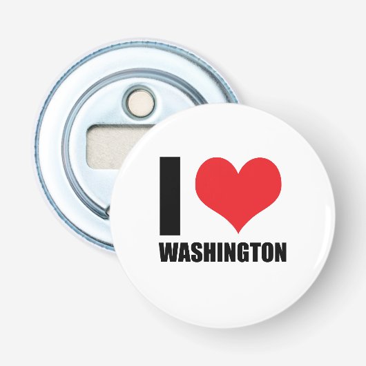 I Liebe Washington Flaschenöffner (Vorderseite)